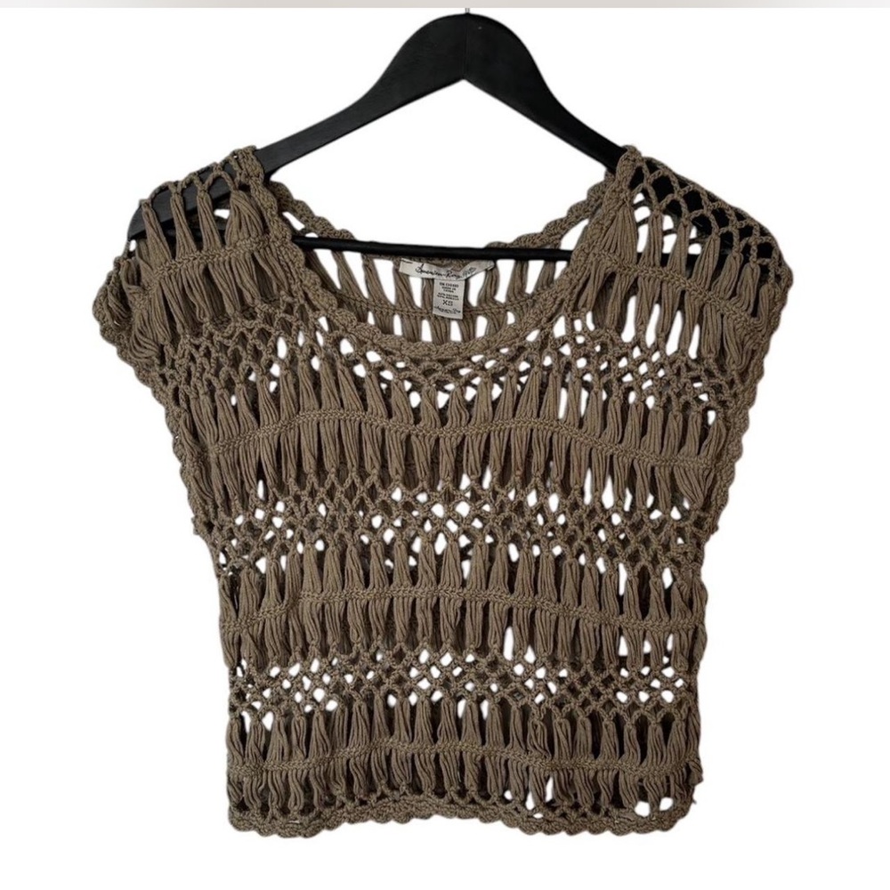 American Rag Crochet Top